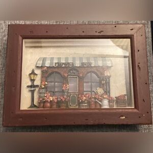 Flower Shop Shadow Box 10.5 X 7.5